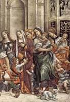 St John the Evangelist Resuscitating Druisana (detail) (Cappella Filippo Strozzi)