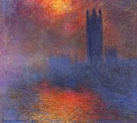 Houses of Parliament, Effect of Sunlight in the Fog