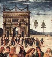 Christ Handing the Keys to St. Peter [detail]