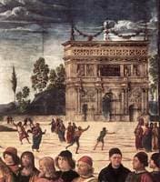 Christ Handing the Keys to St Peter (detail)