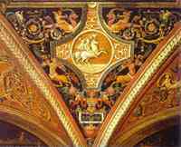 Detail of the ceiling