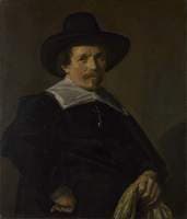 Man Holding Gloves