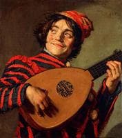 Jester with a Lute