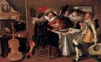 Merry Company at Table