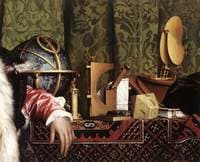 Double Portrait of Jean de Dinteville and Georges de Selve (aka The Ambassadors) [detail]
