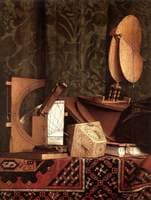 Double Portrait of Jean de Dinteville and Georges de Selve (aka The Ambassadors) [detail]