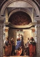 Throning Madonna and Child with Saints
