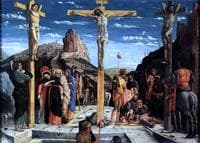 Crucifixion (Predella center panel of the San Zeno-altarpiece)