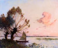 Sailboat on the Marsh of the Grande Brière