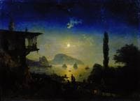Moonlit Night in Crimea, Gurzuf
