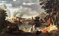 Landscape with Orpheus and Euridice
