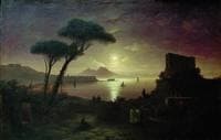 The Bay of Naples on a Moonlit Night