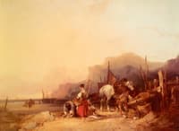 Unloading The Catch, Near Benchurch, Isle Of Wight