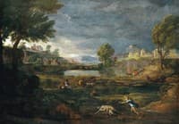 Strormy Landscape with Pyramus and Thisbe