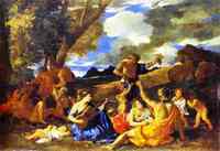 Andrians or The Great Bacchanal with Woman Playing a Lute
