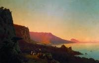 Evening in Crimea. Yalta