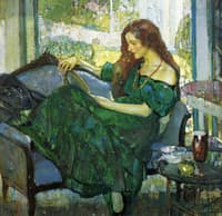 Miss "V" in Green