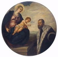 MAdonna and a child with Donor