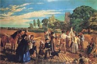 Hullo, Largess! A Harvest Scene in Norfolk