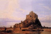 Mont St. Michel, Normandy, Falling Tide
