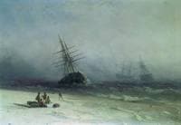 Shipwreck on the North Sea