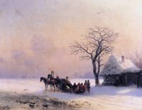 Winter Scene in Little Russia