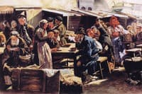 Dinner (Farmer's Market in Moscow)