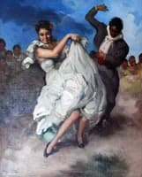 Dos bailaores flamenco