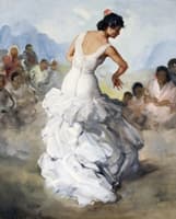 Bailaora de espaldas
