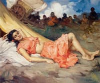 Gitana durmiendo