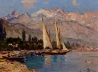Marina con veleros