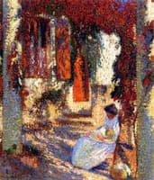 Mother and Child in the Garden