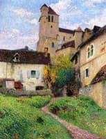 L'eglise de Saint-Cirq Lappopie
