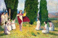 Orpheus Playing the Lyre