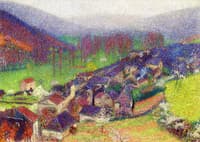 Vue de Labastide du Vert en Contrebas de Marquayrol