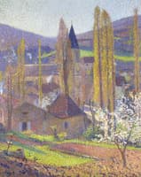 Church in Labastide in Spring