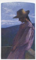Young girl seated