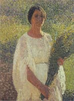 Girl with Flowers