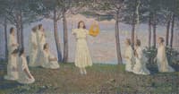 Poetesses on a lake shore