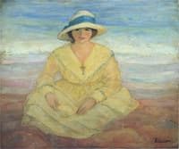 On the beach