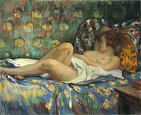 Nude in repose