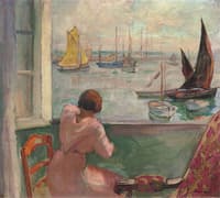 Young girl at the window