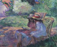 Reading in the park