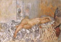 Nude on Spanish blanket
