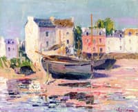 Boats Beached in Port