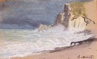 Étretat - Amont Cliff, Rough Weather