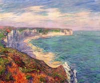 Cliffs at Fecamp in Normandy