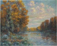 By the River in Autumn