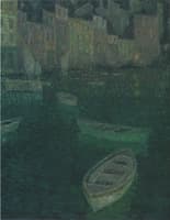 Port in Full Moon