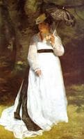 Portrait of Lise with  Umbrella